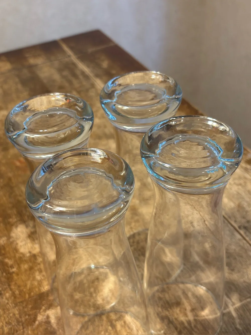 Anchor Hocking Hourglass Pilsner Beer Glasses 23 Oz 9” Set of 4 Heavy Base